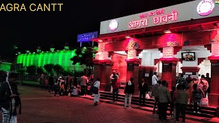 Agra Cantt Railway Station View Good In The Night❤️ [upl. by Caves]