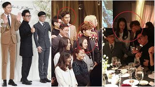 Running Man Funny at Ryu Hyun Jin Wedding Song Ji Hyo And Kim Jong Kook Stick Together [upl. by Radack337]