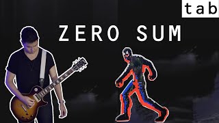 THE SMILE  Zero Sum OFFICIAL  Guitar Tab  Cover  Lesson  Tutorial [upl. by Leahsim]