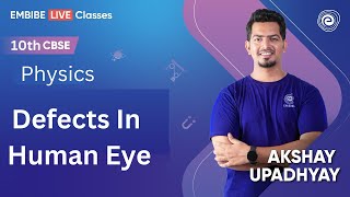 Defects In Human Eye Hyperopia Astigmatism Presbyopia  Class 10 Physics  Akshay Upadhyay [upl. by Dlanar]