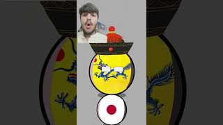 Qing Dynasty and Japan Empire countryballs china japan shorts viral [upl. by Hauger]