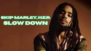 Skip Marley HER  Slow Down  Riddim Instrumental quot2024quot [upl. by Erotavlas488]