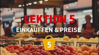 Spanisch lernen Einkaufen leicht gemacht 🛍️🇪🇸 Lektion 5 spanischlernen sprachenlernen [upl. by Dnalram886]