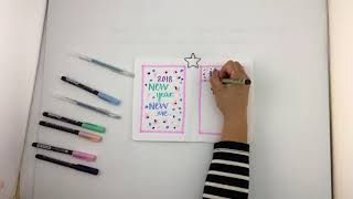 Easy Bullet Journal Calendar SetUp  Plan Your Year [upl. by Odie914]