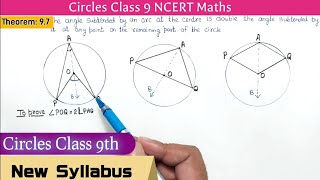 Theorem 97 Circles class 9 Maths New syllabus 202324  Theorem 108 class 9th Circles old Ncert [upl. by Nnazil]