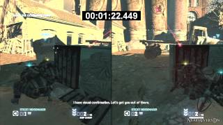 Splinter Cell Blacklist Hackers Den speedrun 125 100 Ghost Perfectionist [upl. by Oloap]