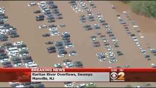 Flooding Leaves New Jersey Streets Homes Underwater [upl. by Ogu188]