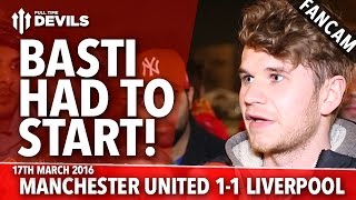 Bastian Schweinsteiger Had To Start  Manchester United 11 Liverpool  FANCAM [upl. by Revilo466]