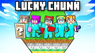 Surviving One LUCKY Chunk in Minecraft [upl. by Pond985]