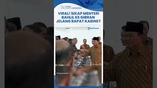 Detikdetik Menteri ESDM Bahlil Nyaris Cium Tangan Gibran Jelang Rapat Kabinet Perdana [upl. by Nylime413]