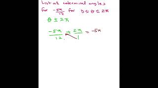 Quick Guide to Coterminal Angles in Radians MathHelp GeometryBasics [upl. by Odraleba]