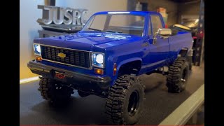 RC4WD K10 Scottsdale Back in Black New Wheels amp Battery Box [upl. by Dedra]