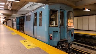 Montréal Métro RARE SIGHT  MR63 Vacuum Train Spotted At BerriUQAM [upl. by Bannasch]