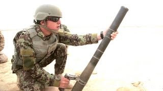 Afghan National Army M224 Mortar Live Fire Training [upl. by Nagar]