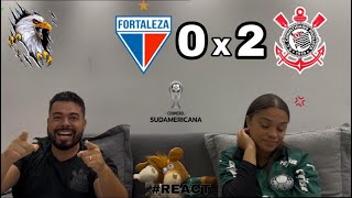 REACT REAÇÕES FORTALEZA x CORINTHIANS [upl. by Eimmaj]