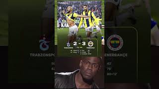 Crazy scenes in Turkey as Fenerbache score a very late goal to win against Trabzonspor [upl. by Eerb664]