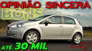 CARRO BARATO até 30 mil reais Os melhores modelos GASTANDO POUCO em carro BOM  CONFORTO e BONITO [upl. by Rehm]