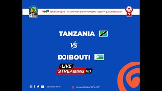 Tanzania vs Djibouti Live  U20 Africa Cup of Nations AFCON CECAFA Qualifiers 2024 [upl. by Carboni]