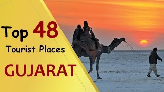 quotGUJARATquot Top 48 Tourist Places  Gujarat Tourism [upl. by Atteugram]