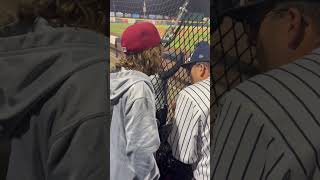 Giving The Somerset Patriots Players HighFives Including Yankees Top Prospect Spencer Jones [upl. by Herod564]