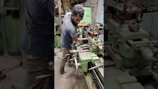 Lathe Machine Work lathework youtubeshorts viralvideo shorts trending [upl. by Anilehcim]