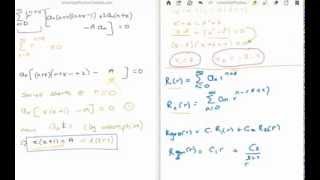 Differential Equations 32  The Radial Equation [upl. by Llerrehc]