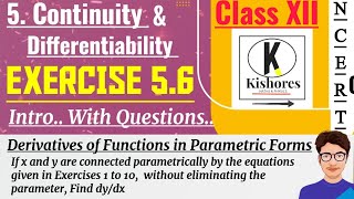 Class 12 Maths Exercise 56 Introduction  differentiation [upl. by Ennaej584]