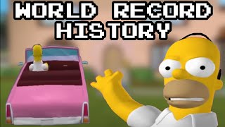 The History of The Simpsons Hit amp Run World Records [upl. by Given]