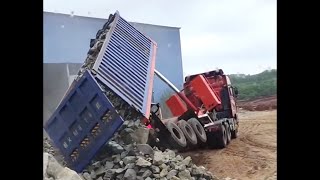 Truck fail compilation【E19】Pure sound compilation of heavyduty trucks [upl. by Willner]