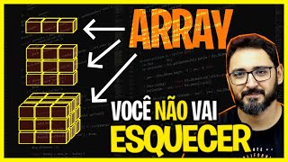 O que é ARRAY Vetor  Matriz  ENTENDA de uma vez por todas [upl. by Olivie350]