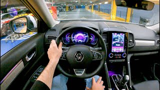 2021 Renault Koleos Night Drive  POV Test Drive 796 Joe Black [upl. by Britte]