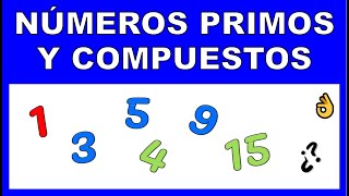 NUMEROS PRIMOS Y COMPUESTOS [upl. by Eiresed465]