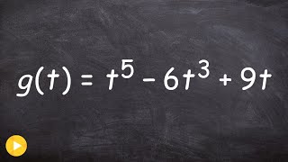 Find the Zeros amp Multiplicity of a Polynomial Function to Fifth Degree [upl. by Enilec]