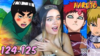 DRUNKEN FIST AND GAARA  Episode 124 amp 125  NARUTO REACTION [upl. by Manthei]