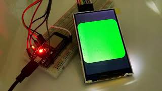 35quot TFT LCD SPI with ESP32 [upl. by Nosilla]