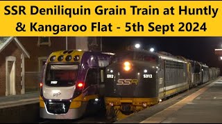 SSR Deniliquin Grain Train at Huntly amp Kangaroo Flat  5th Sept 2024 [upl. by Imogen]