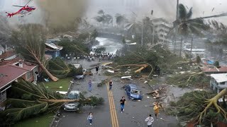 Aurora now Philippines in chaos Super Typhoon Pepito with 200 kmh winds causes major damage [upl. by Greenburg622]