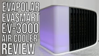 Evapolar evaSMART EV3000  Personal Compact Air Cooler Review [upl. by Francisco955]