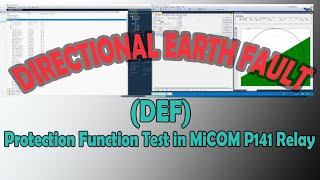 DIRECTIONAL EARTH FAULT Protection Function Test in MiCOM P141 Relay  RELAY TESTER  ELECTRICAL [upl. by Yddor568]