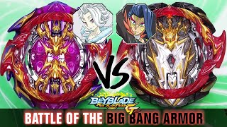 BATTLE OF THE ARMORS  Big Bang Genesis Hy VS Prime Apocalypse 0DUl  Beyblade Burst GTRise [upl. by Hsaka]