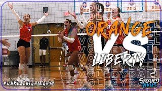 HIGH SCHOOL VOLLEYBALL  Olentangy Orange vs Olentangy Liberty  HIGHLIGHT [upl. by Attelrak]