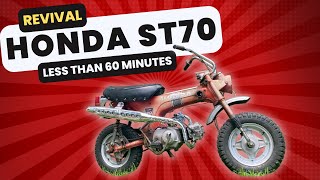 Reviving the Honda ST70 Complete Build in Under 60 Minutes [upl. by Mauro]