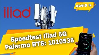 Speedtest Iliad 5G Palermo BTS 1010538 [upl. by Lupiv]