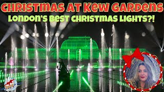 Londons Best Christmas Lights  Christmas at Kew [upl. by Nileuqcaj]