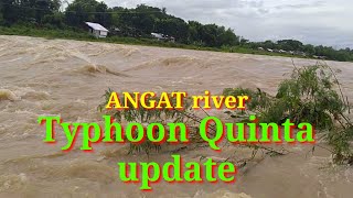 Typhoon Quinta updateAngat River wrath of nature [upl. by Ladonna489]