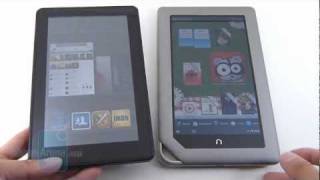 Amazon Kindle Fire vs BampN NOOK Tablet [upl. by Olia]