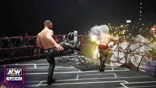 COMBATE DE PUAS EXPLOSIVOS AL MEJOR DE 3  AEW FIGHT FOREVER PS5 Gameplay [upl. by Aihtnamas]