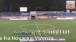 Calcio Serie C Finisce a reti bianche fra Novara e Vicenza [upl. by Elahcar]