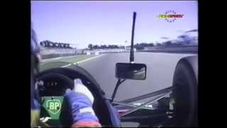 1990 British Grand Prix onboard by Éric Bernard Larrousse F1 Lamborghini V12 [upl. by Dahs247]