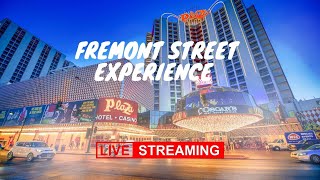 Las Vegas LIVE  Fremont Street [upl. by Nyleimaj545]